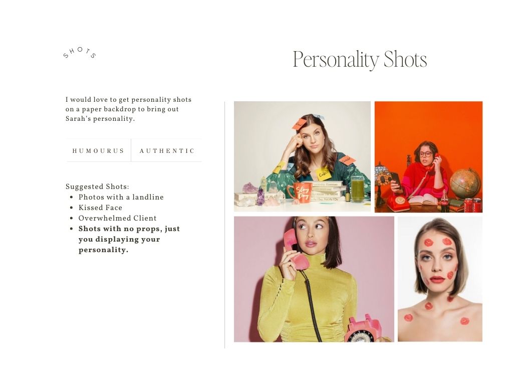 Photoshoot Strategy Template