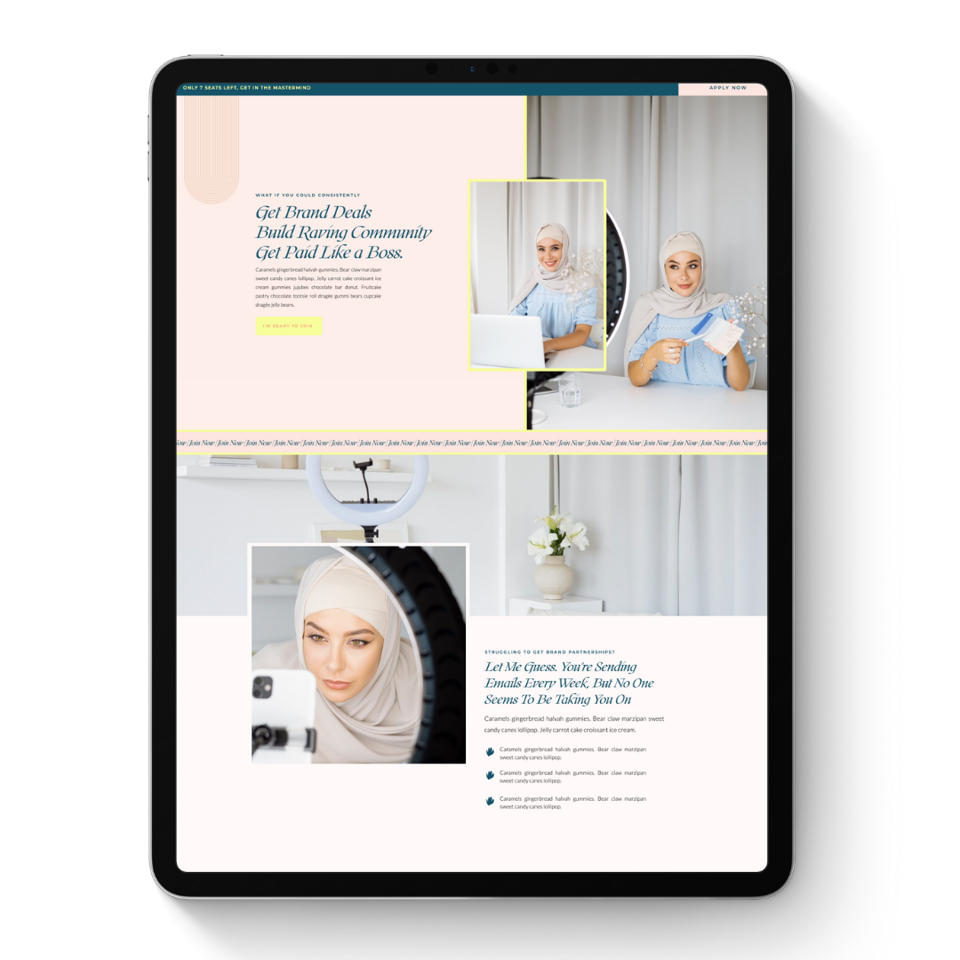 Meisha Sales Page Template
