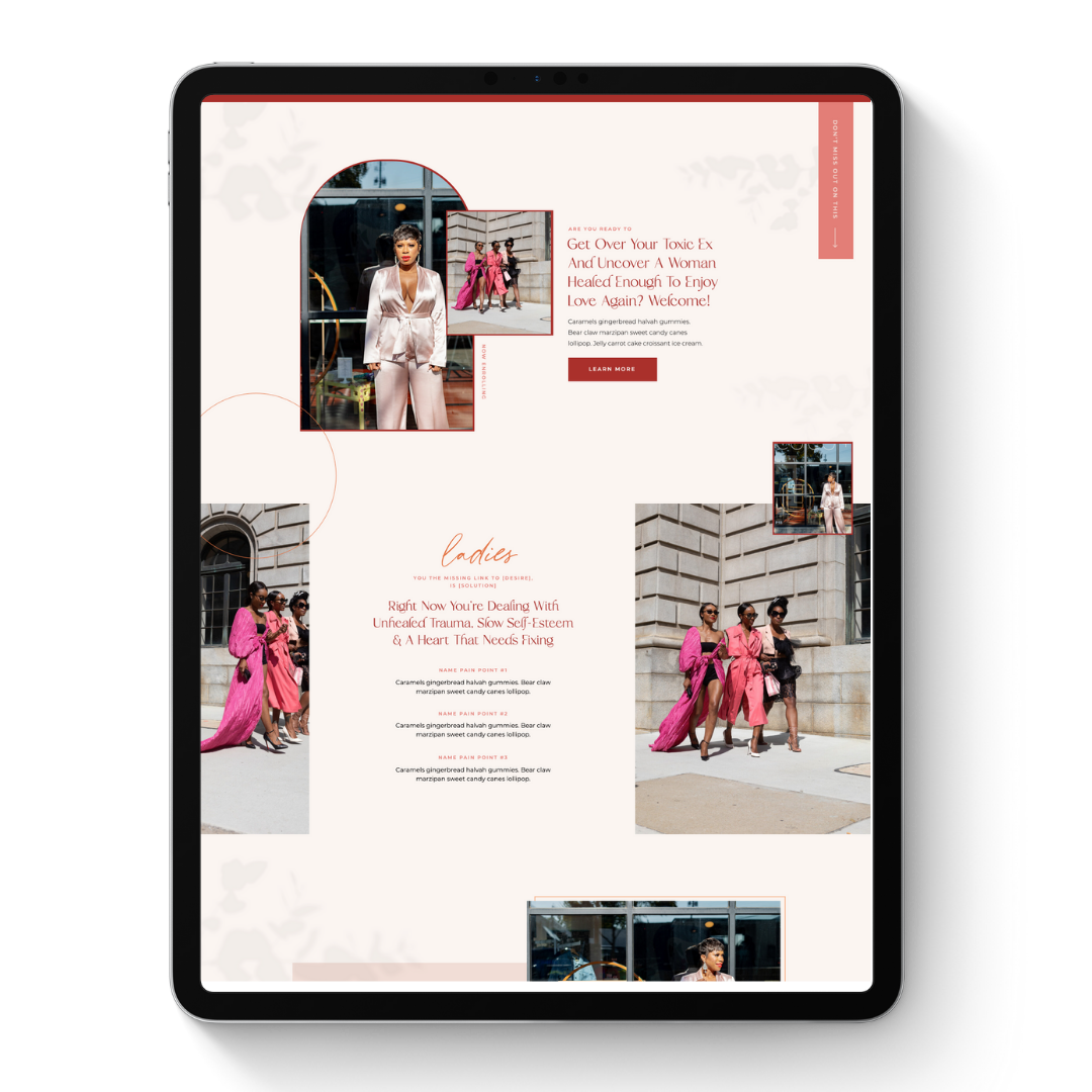 Shae Sales Page Template